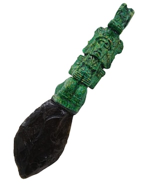 Figura de daga Tlacaelel Mx de vidrio