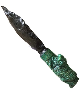 Figura de daga Tlacaelel Mx de vidrio