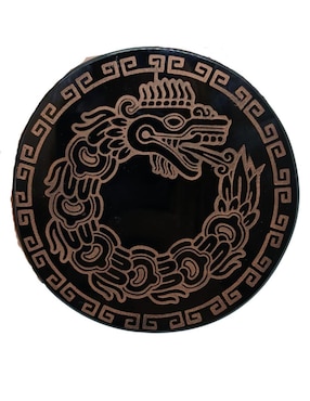 Figura circular Tlacaelel Mx de vidrio