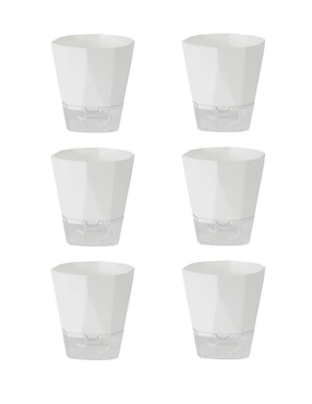 Set maceta Xtellar de plástico con sistema automático de riego