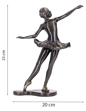 Figura decorativa de bailarina Imperio Artesanal