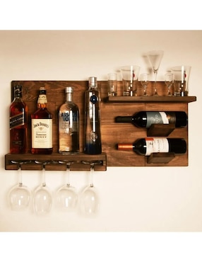 Cava de vinos Anisa Knot Studio flotante capacidad 8 botellas