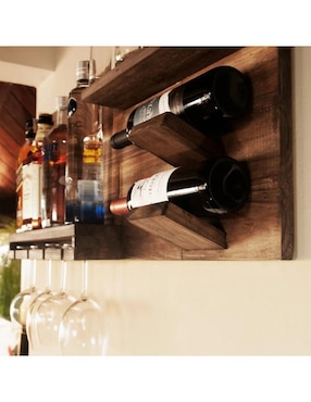 Cava de vinos Anisa Knot Studio flotante capacidad 8 botellas