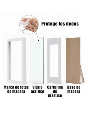 Portarretrato Xtellar de madera para 1 foto