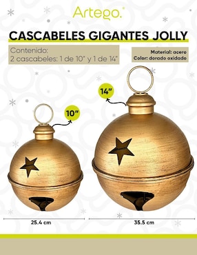 Pie de árbol Artego 2 cascabeles gigantes