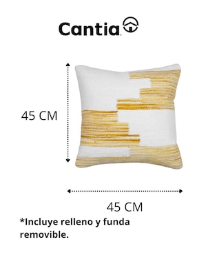 Cojín decorativo Cantia Curcuma