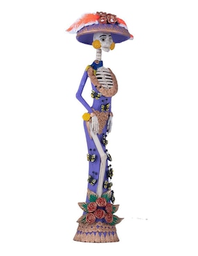 Escultura de calavera Casa de las Artesanías de Michoacán Catrina