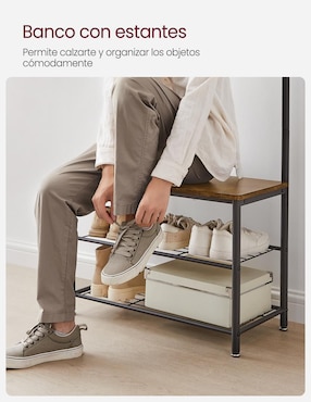 Perchero de piso Songmics Home Dacey 8 ganchos