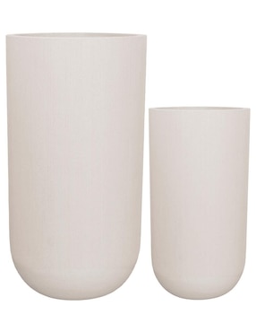 Set maceta Artego Duo Japi de polietileno