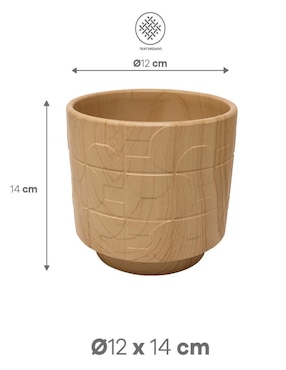 Set maceta Ideen Oyamel de arcilla