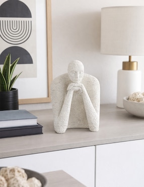 Figura decorativa de humano Zonana de resina