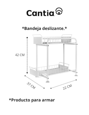 Set de organizador multiusos armable Cantia Amalfi