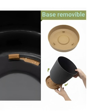 Set maceta Xtellar de plástico