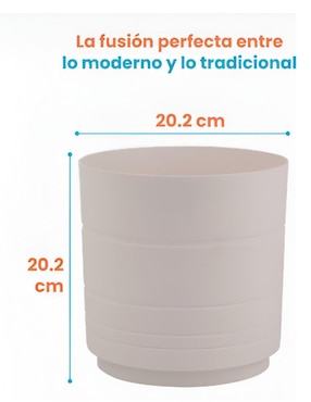 Set maceta Xtellar de plástico con sistema automático de riego