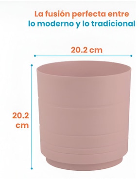 Set maceta Xtellar de plástico con sistema automático de riego