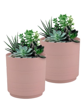 Set maceta Xtellar de plástico con sistema automático de riego