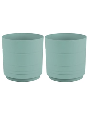 Set maceta Xtellar de plástico con sistema automático de riego