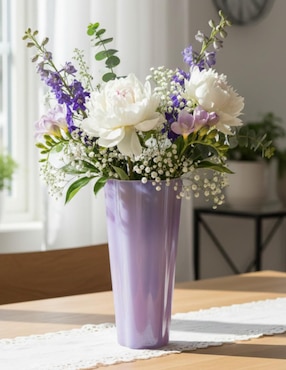 Florero Ideen Aurora de cristal