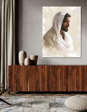Cuadro Jesús al Óleo técnica impresión Generica Religioso