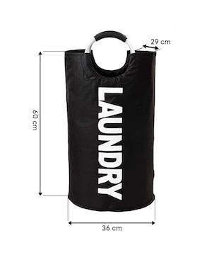 Cesto para ropa Güish de poliéster