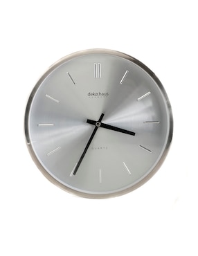 Reloj De Pared Decoregalo Plateado