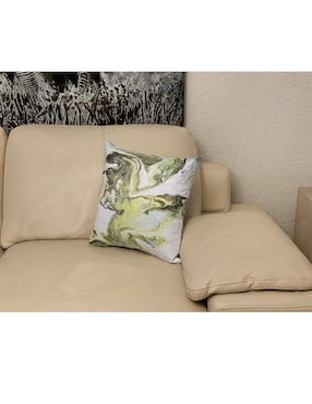 Cojín decorativo Nataly Rodríguez Sublimado Toulousse verde