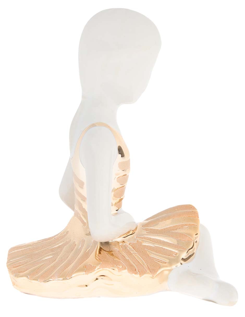 Figura de bailarina Music de cerámica 3