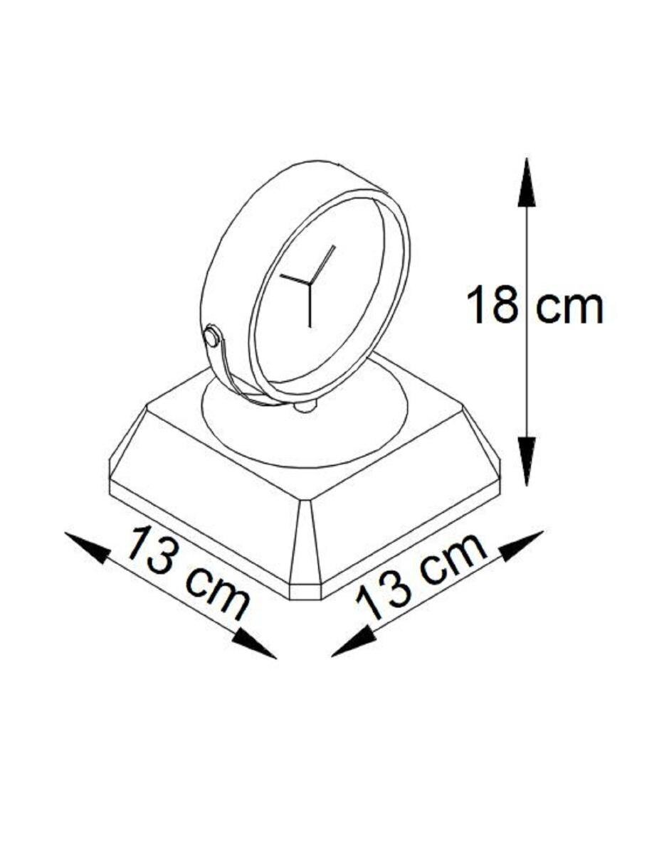 Reloj de mesa de acero inoxidable 6