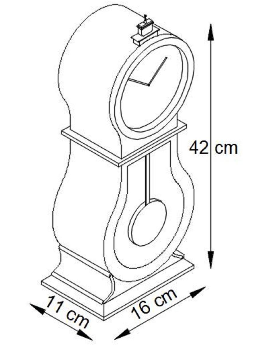Reloj de mesa de madera 4