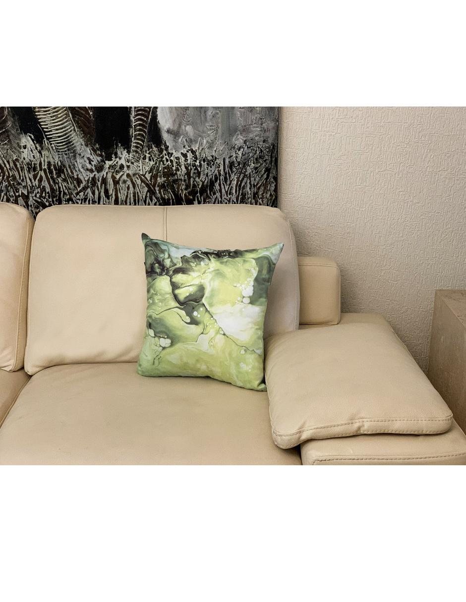 Cojín decorativo sublimado Gelato verde 2