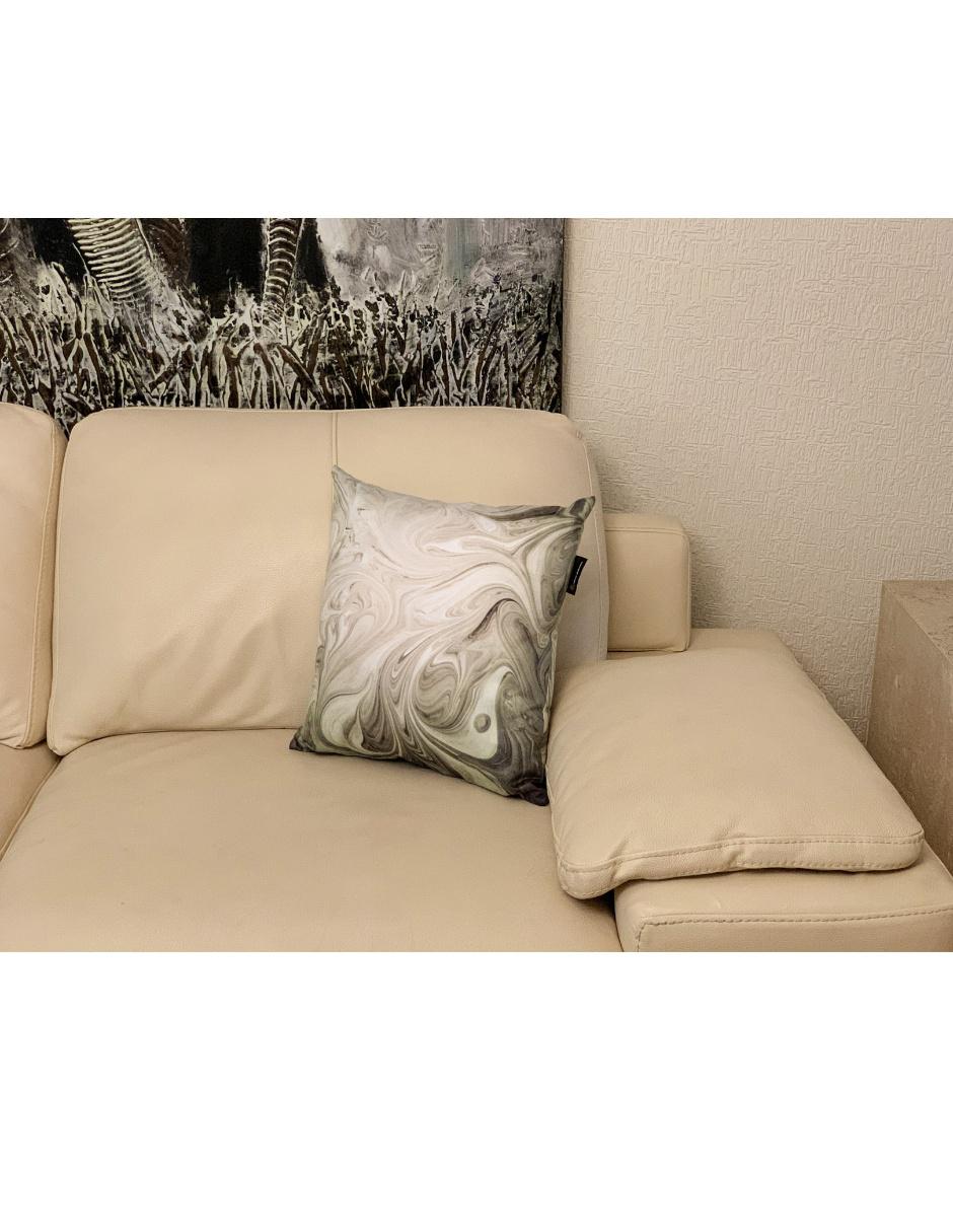 Cojín decorativo sublimado Nicanor gris 4