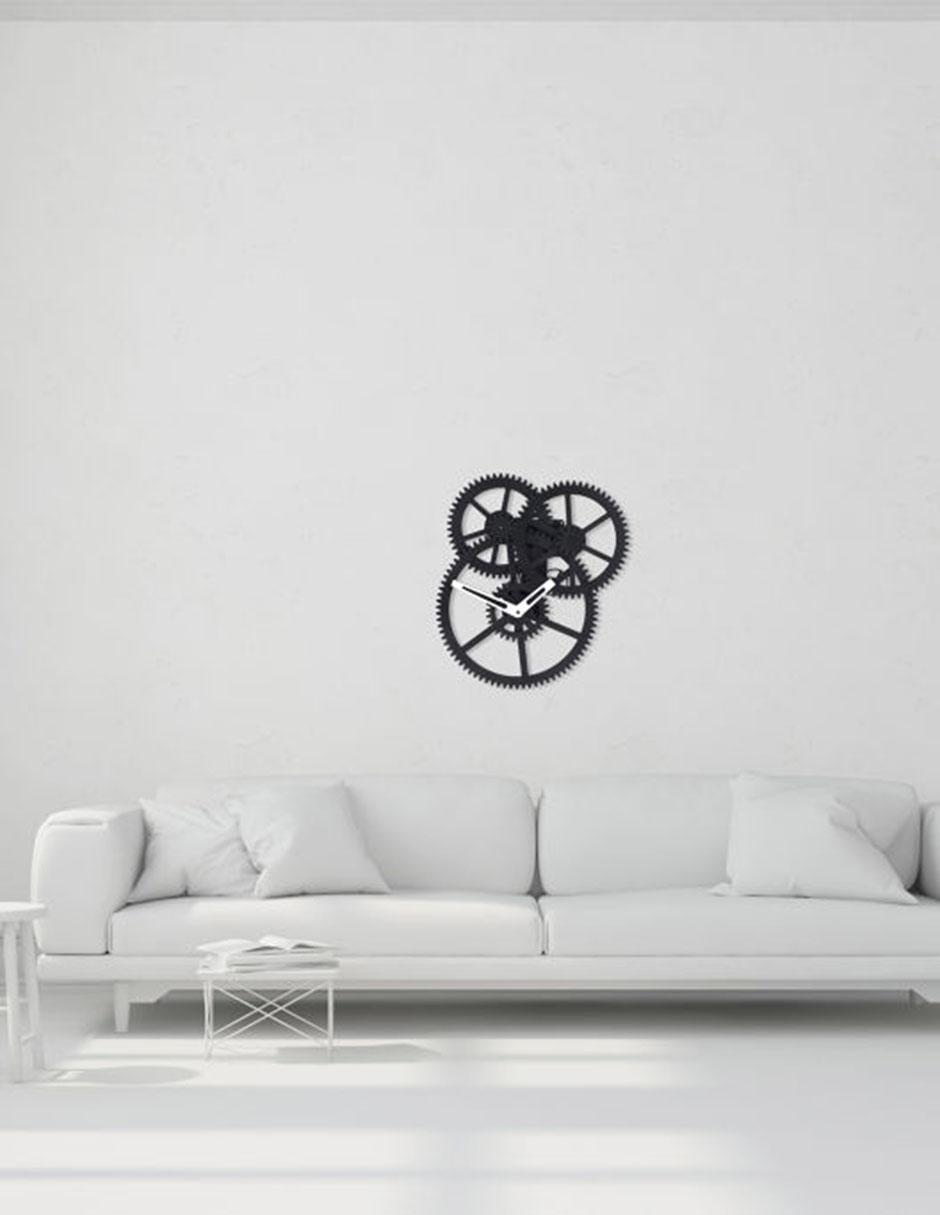 Reloj de pared Con 3 engranes 9