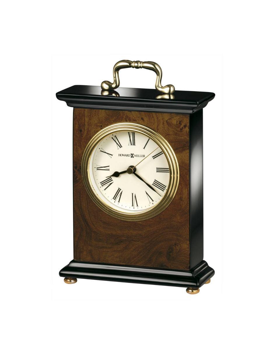 Reloj de mesa Howard Miller de acero inoxidable