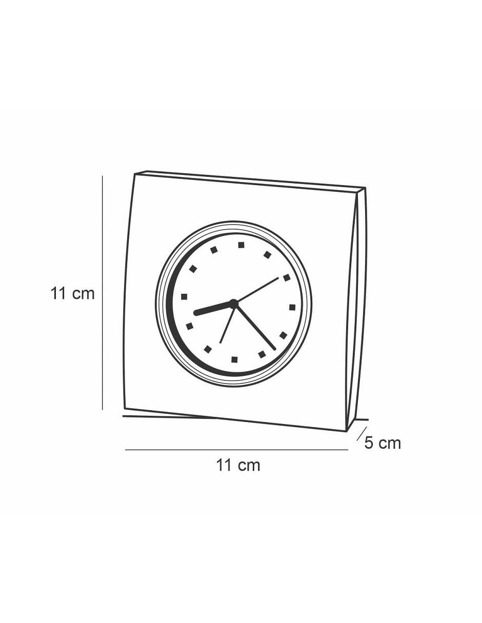 Reloj de mesa de acero inoxidable 4