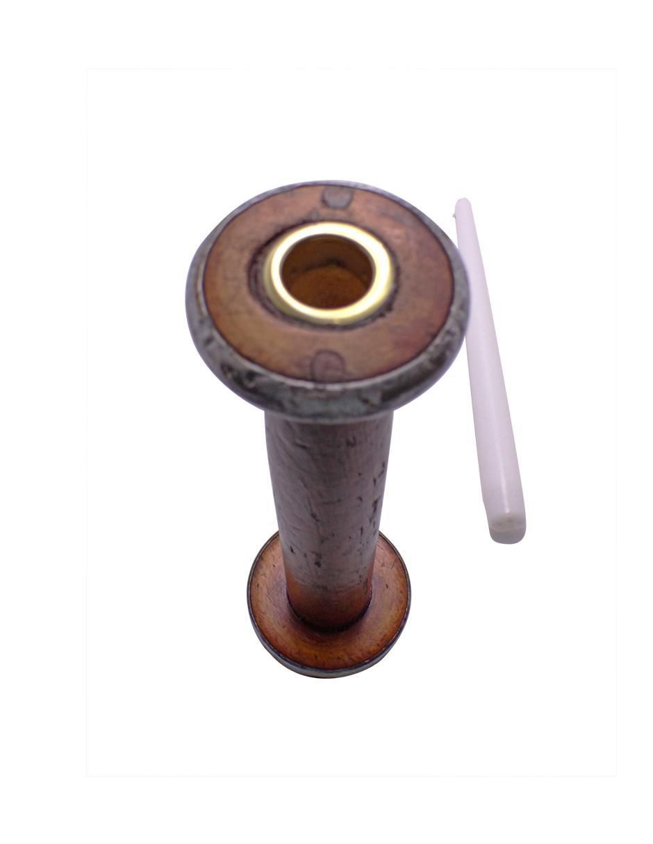 Candelabro de madera Horlogerie 2