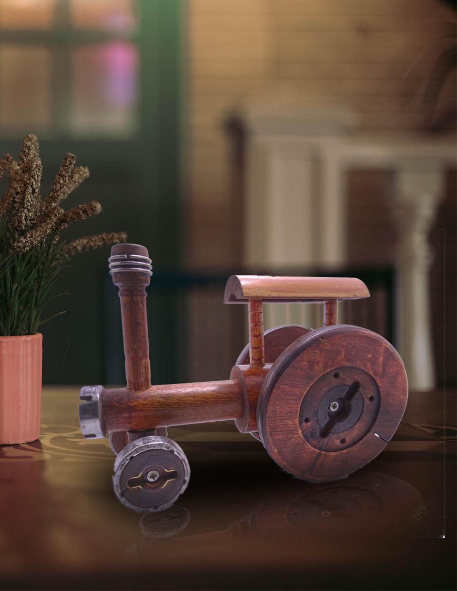Carrito de vapor de madera 3