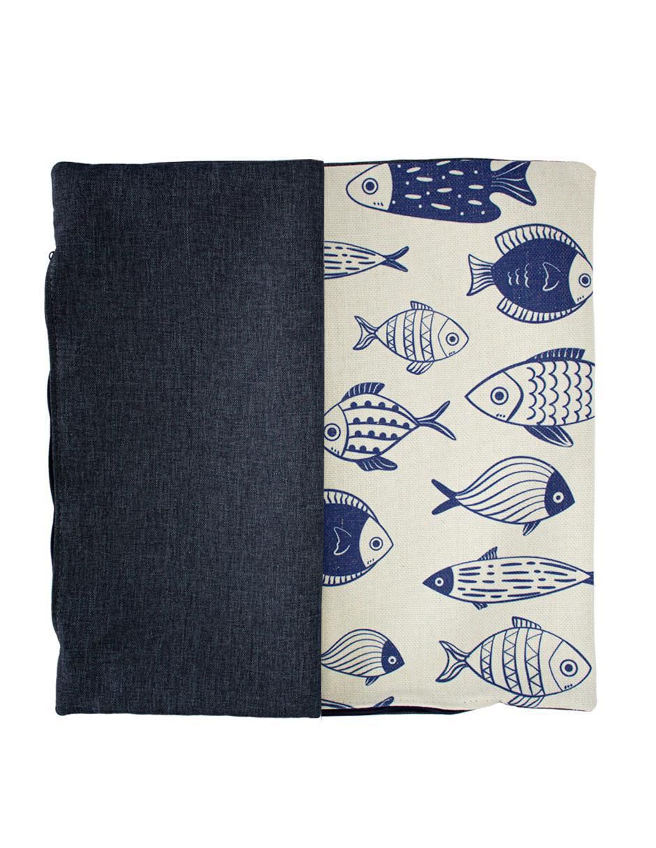 Cojín Fish Blue Corner Home 3