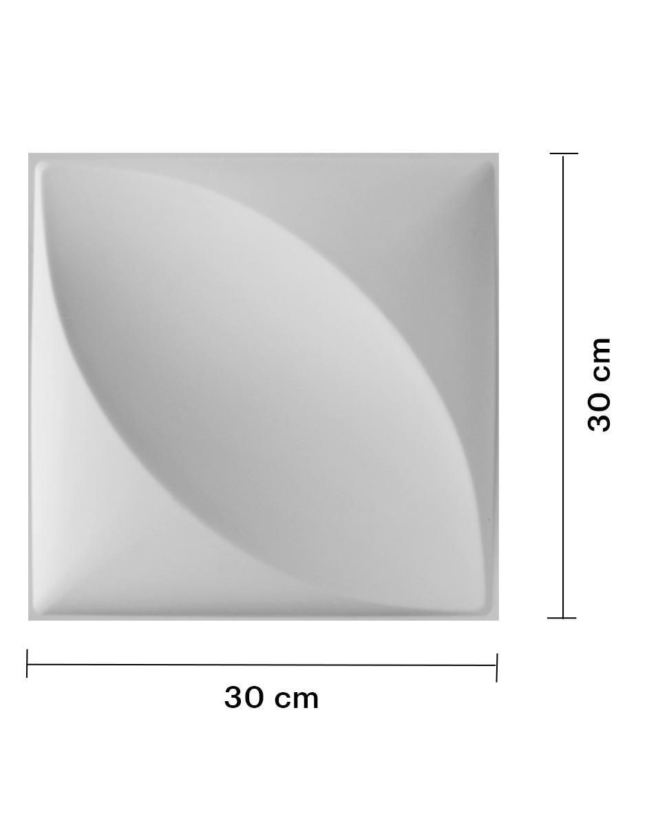 Set de 10 paneles decorativos 3D Hojas 4