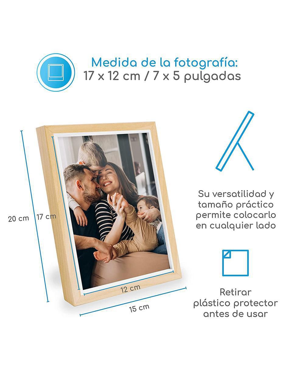 Portarretrato de madera para 1 foto 6