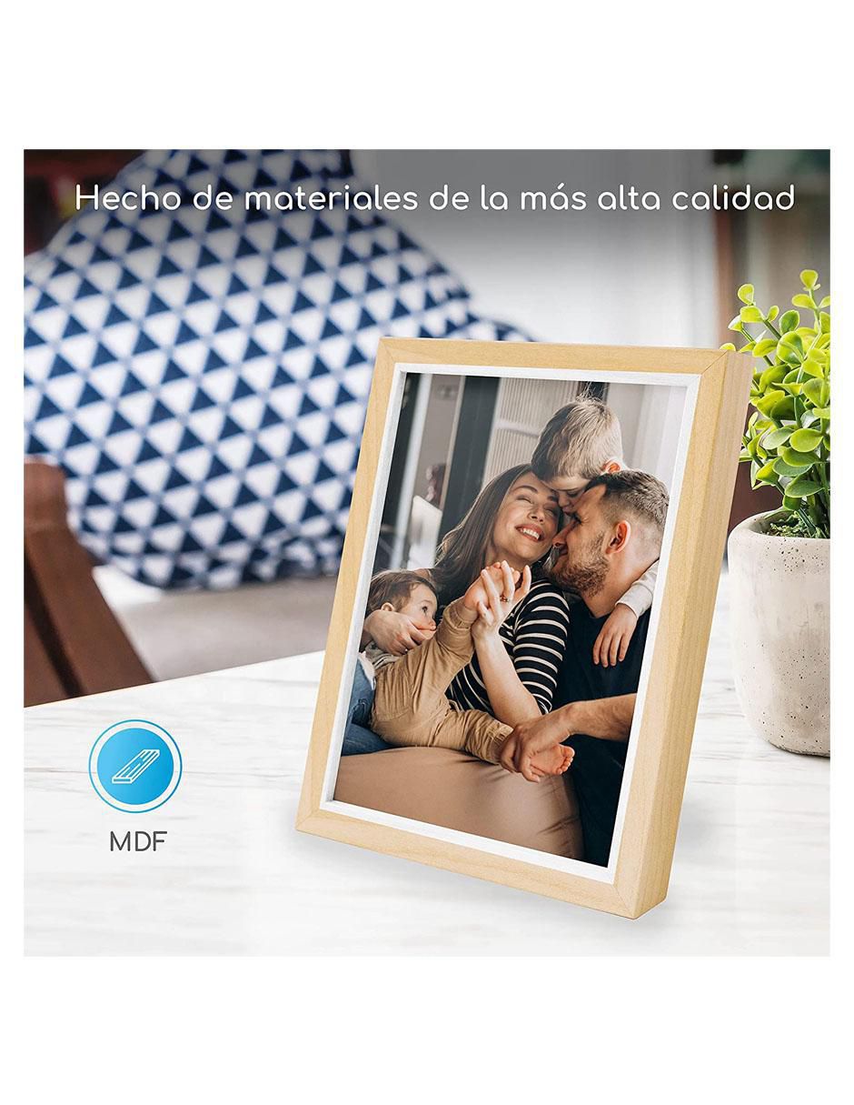 Portarretrato de madera para 1 foto 3