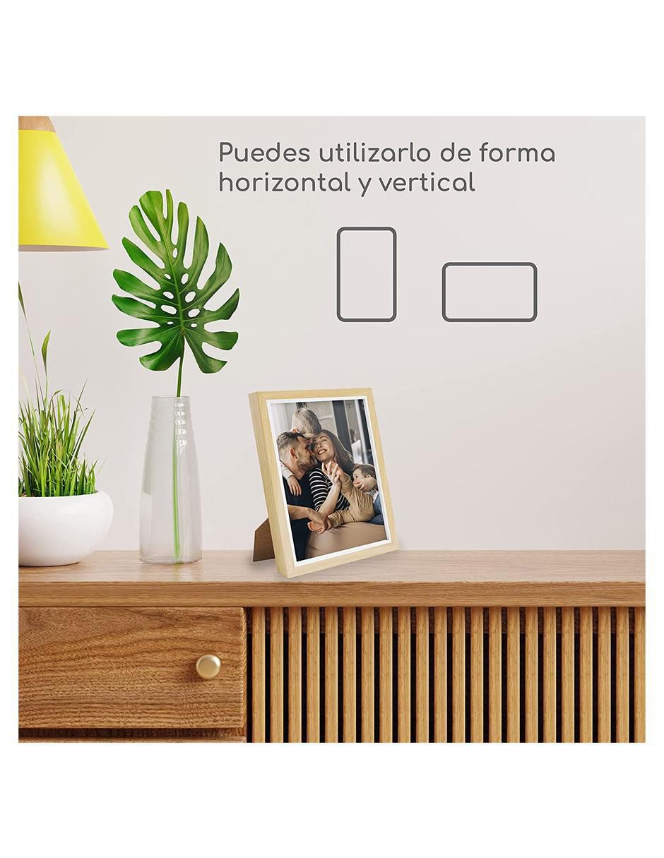 Portarretrato de madera para 1 foto 5