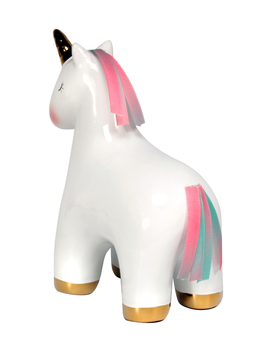 Figura de unicornio de cerámica 2