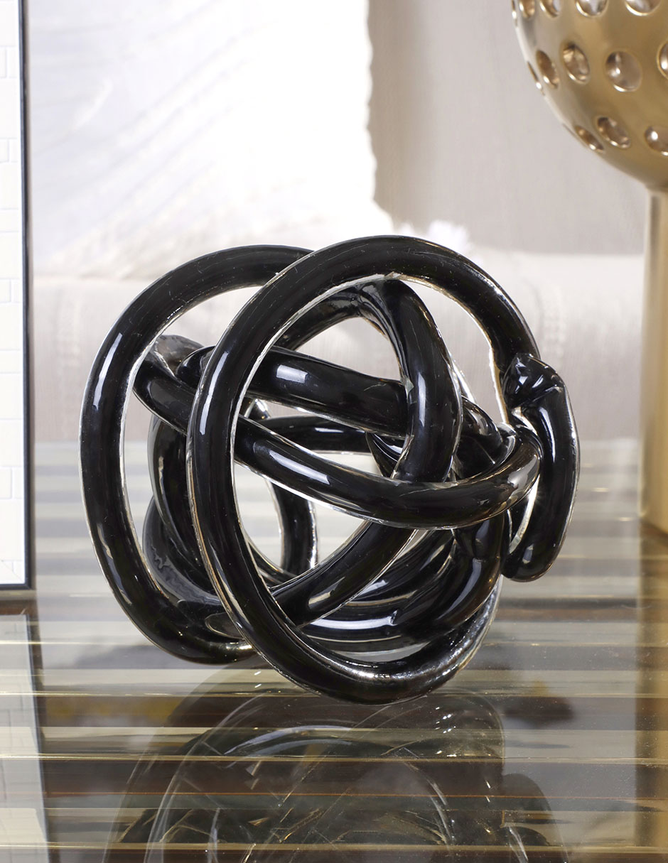 Figura decorativa de nudo Creati de vidrio 6