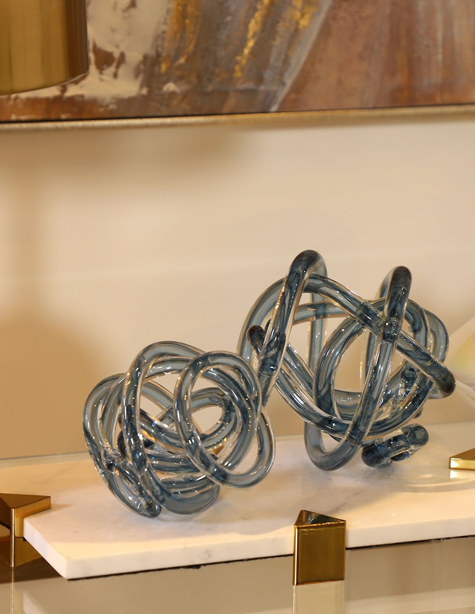 Figura de nudo de vidrio 3