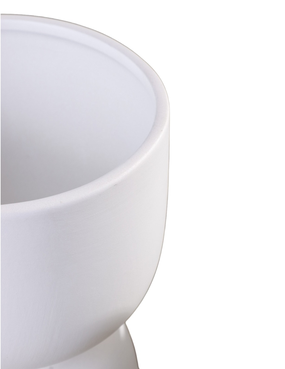 Maceta Century Bh de cerámica con sistema automático de riego 2
