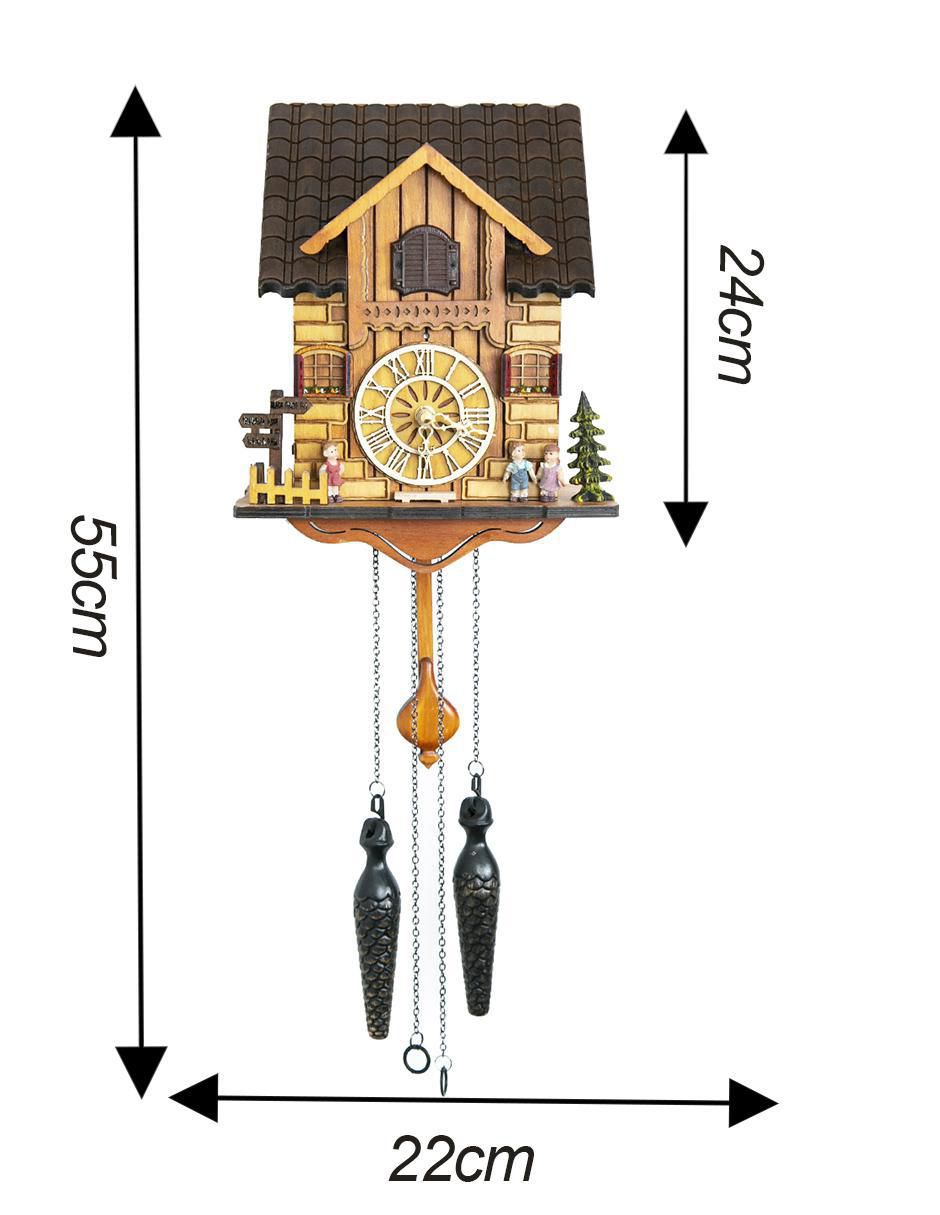 Reloj cucú de madera 5