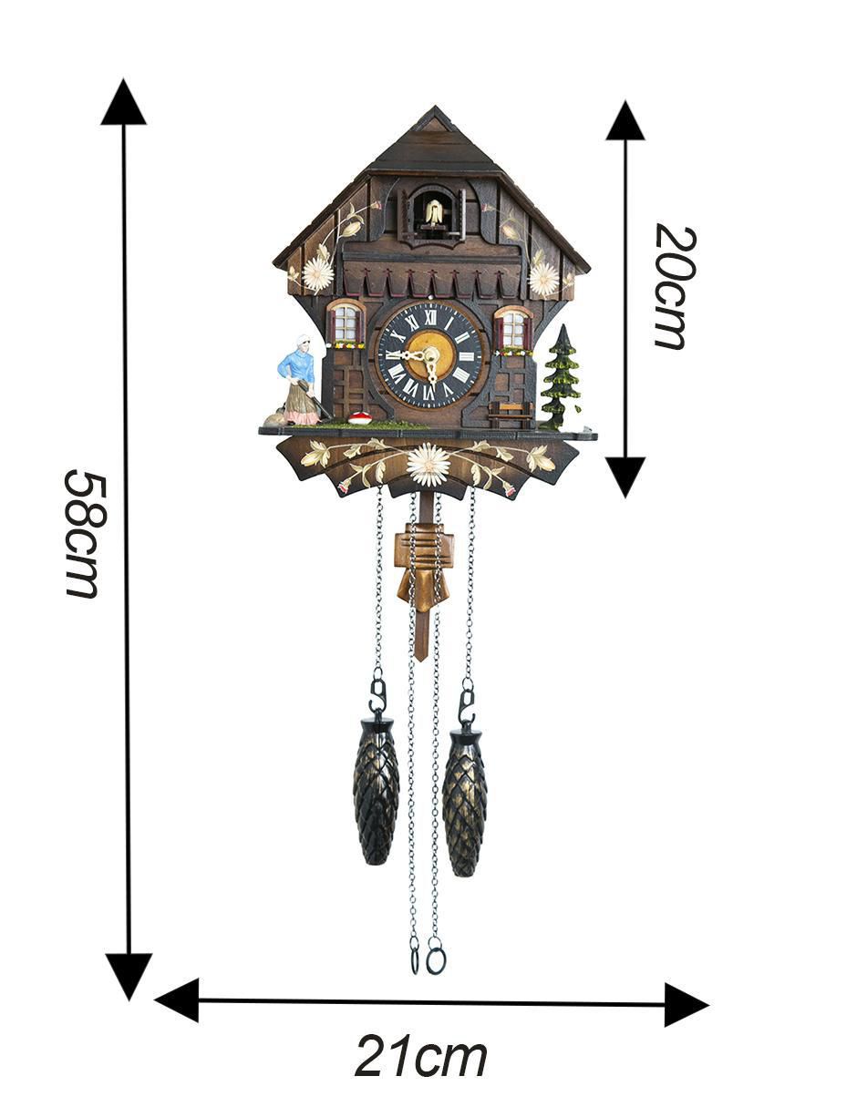 Reloj cucú de madera 5
