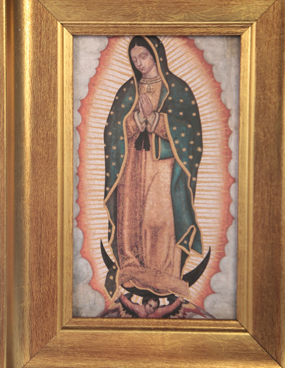 Retablo Virgen de Guadalupe técnica impresión 4
