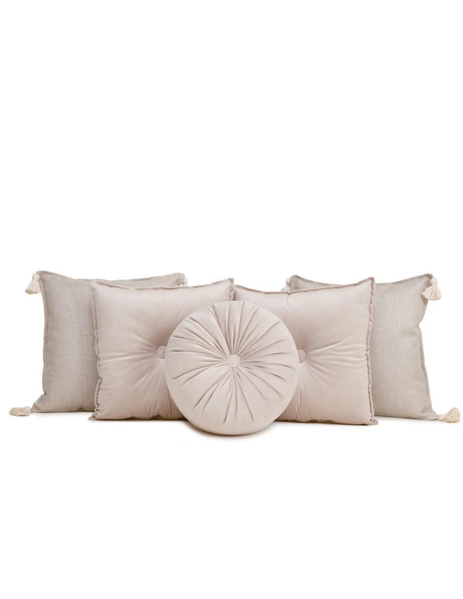 Set de cojín decorativo Beige