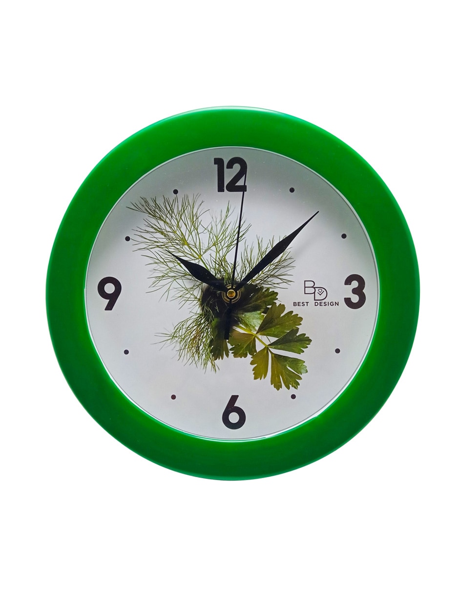 Reloj de pared de plástico